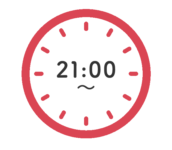 21：00