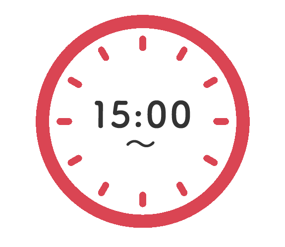 15：00