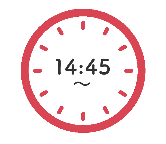 14：45